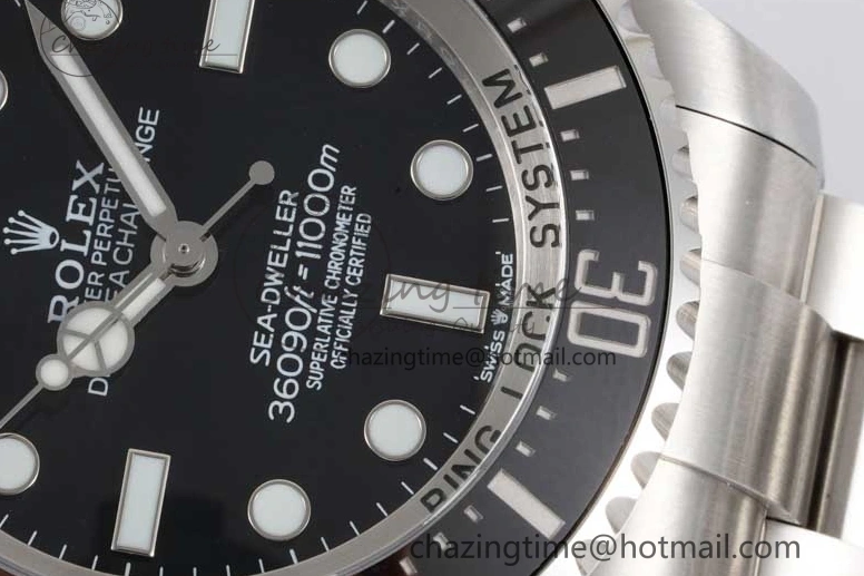 MiroTime 0306 ComfortFit Sea-Dweller 126660 No Date APF Best Edition Black Dial on SS Bracelet VR 2031